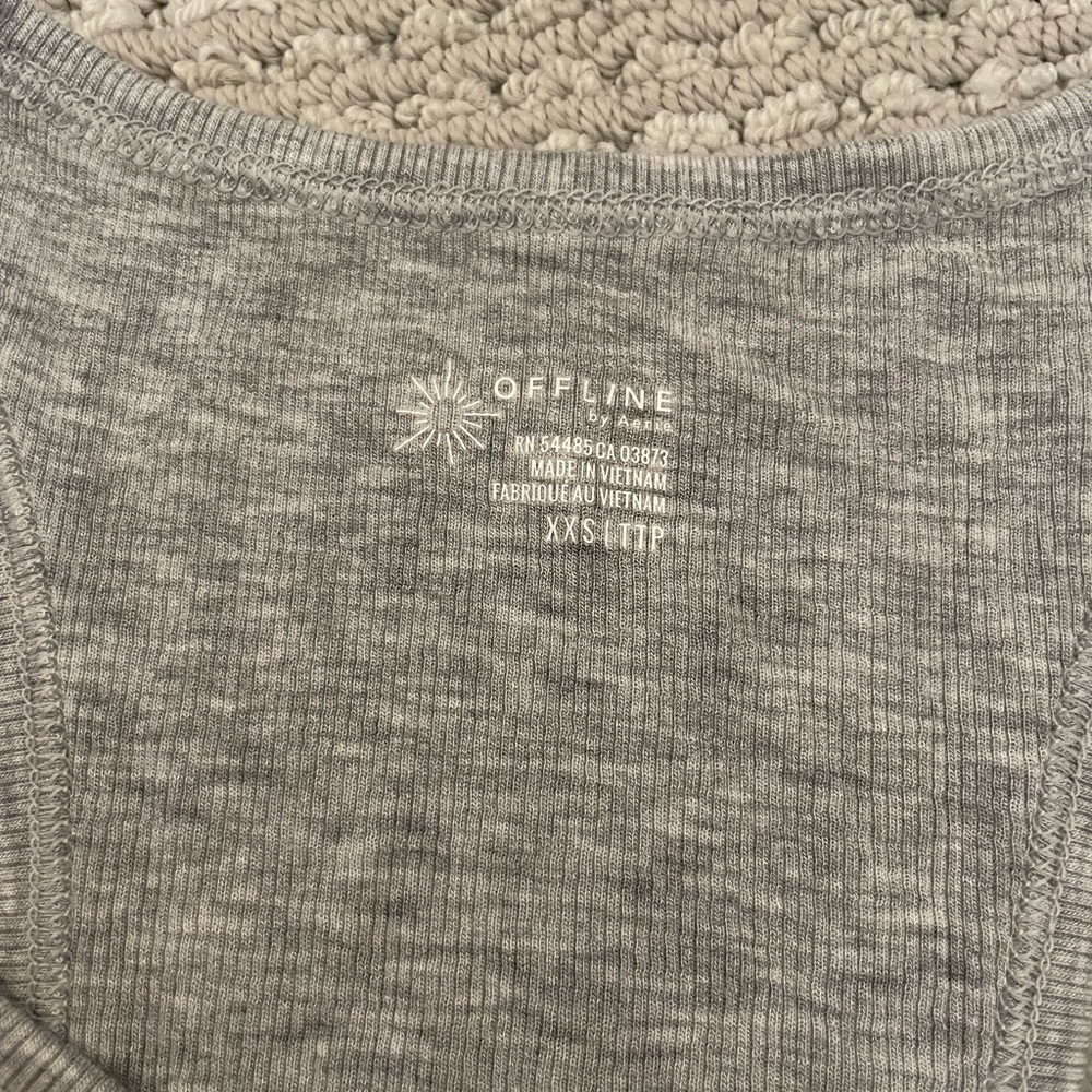 Aerie Thumbs Up Ribbed Flowy Tank Tops - Picture 11 of 13